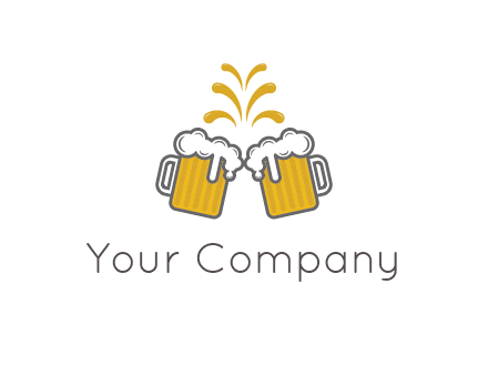 beer mugs cheering