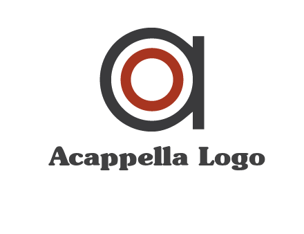 target inside letter a icon