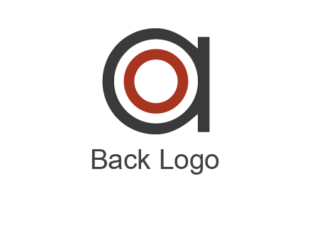 target inside letter a icon