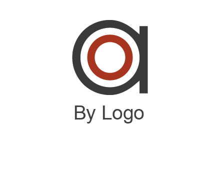 target inside letter a icon