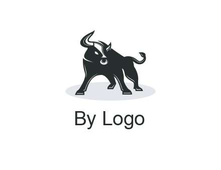 bull standing up
