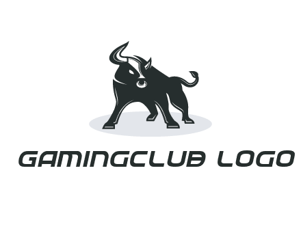 bull standing up