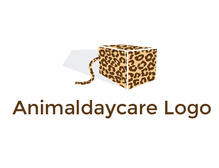 box with tail and cheetah print