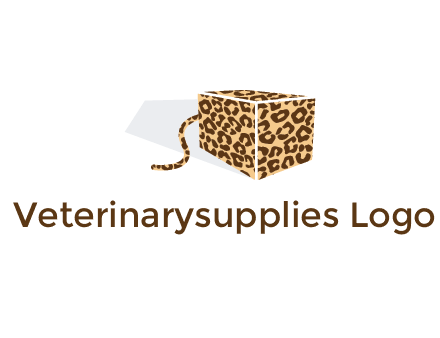 box with tail and cheetah print