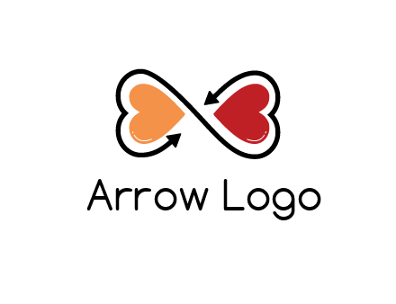 arrows around hearts