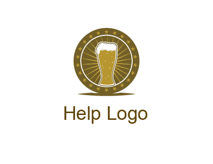 local town pub logo design