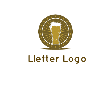 local town pub logo design