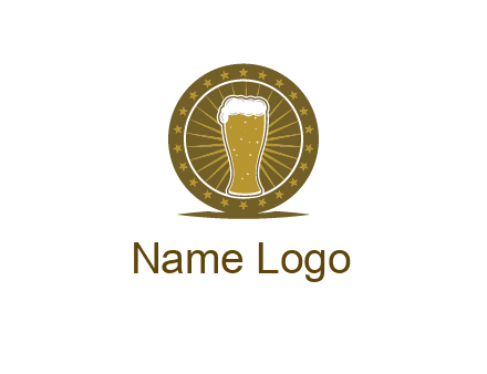 local town pub logo design