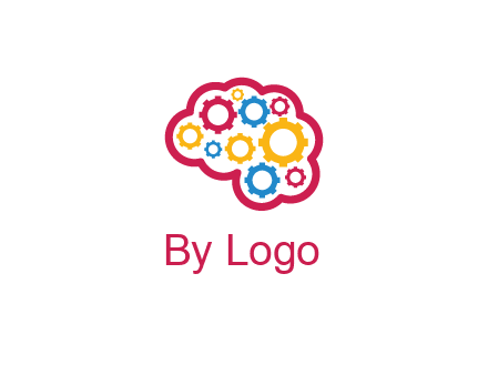 gears in brain shape