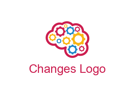 gears in brain shape