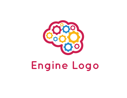 gears in brain shape