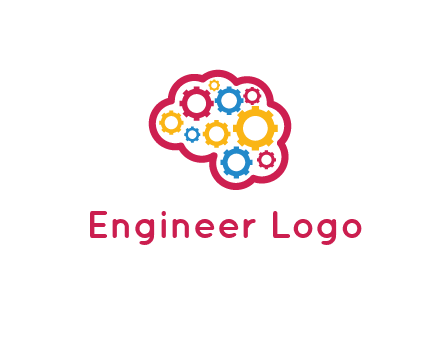 gears in brain shape