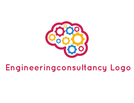 gears in brain shape