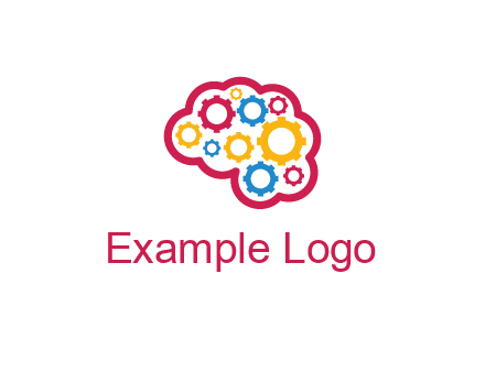 gears in brain shape