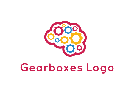 gears in brain shape