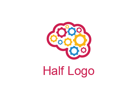 gears in brain shape