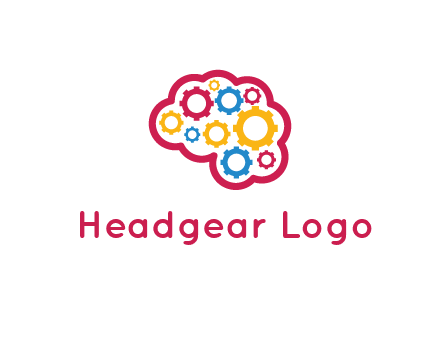 gears in brain shape