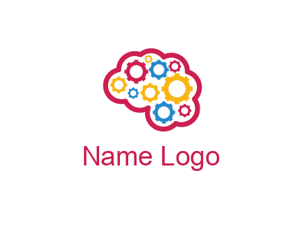 gears in brain shape