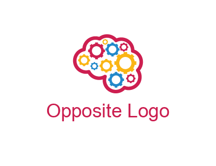gears in brain shape