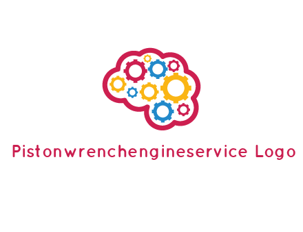 gears in brain shape