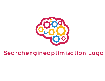 gears in brain shape