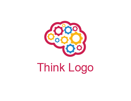 gears in brain shape