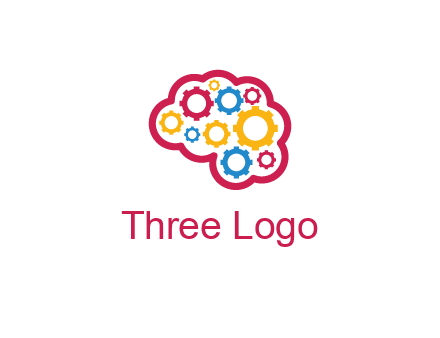 gears in brain shape