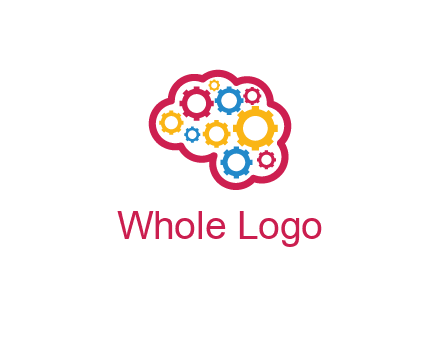 gears in brain shape