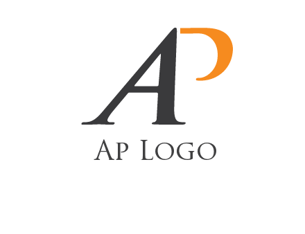 letter P joined with letter A