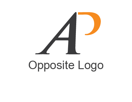 letter P joined with letter A