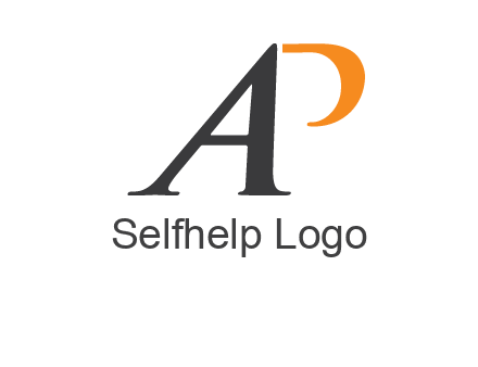 letter P joined with letter A