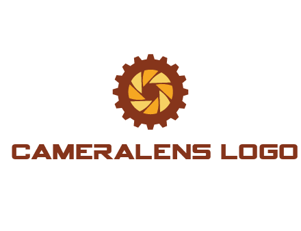 camera lens in gear