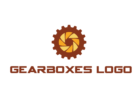 camera lens in gear