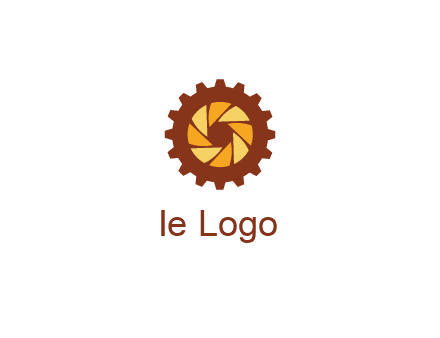 camera lens in gear