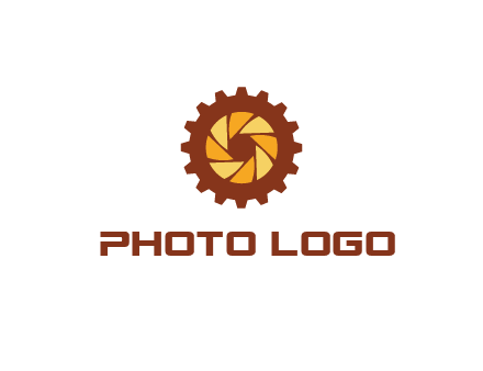 camera lens in gear