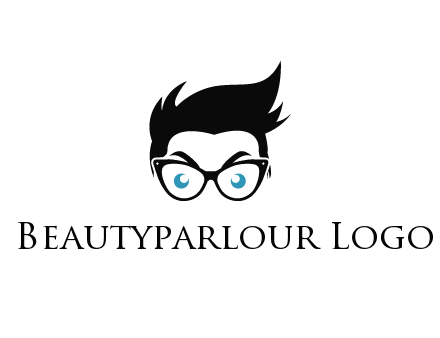 man wearing glasses and hair