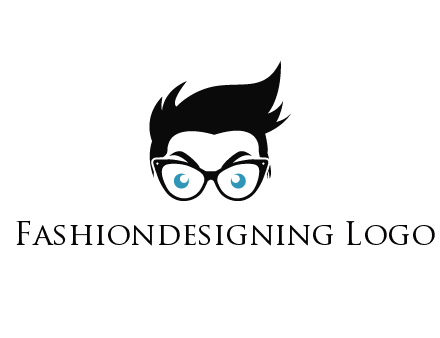man wearing glasses and hair