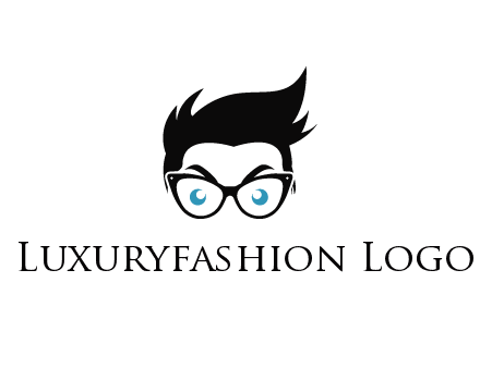 man wearing glasses and hair