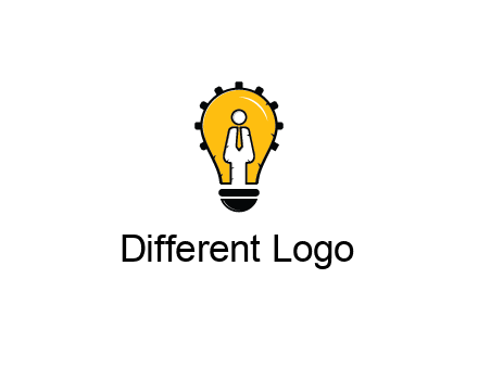 people icon in light bulb