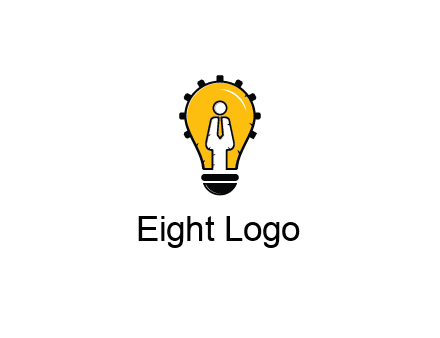 people icon in light bulb