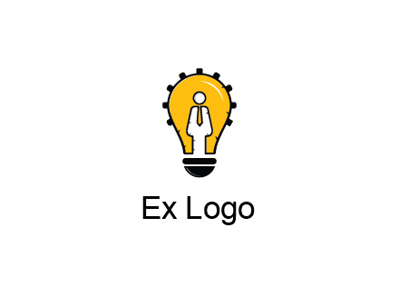 people icon in light bulb