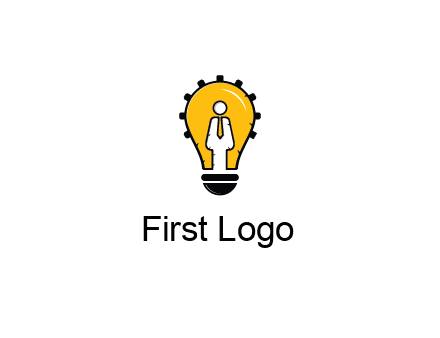 people icon in light bulb