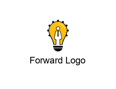people icon in light bulb