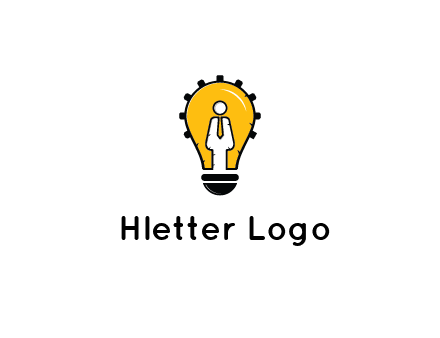 people icon in light bulb