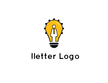 people icon in light bulb