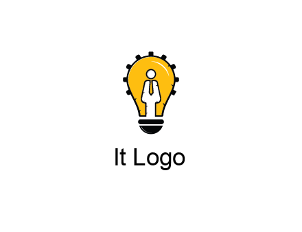 people icon in light bulb
