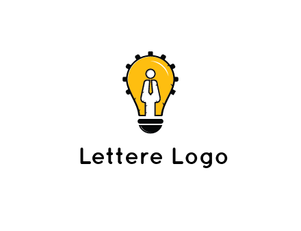 people icon in light bulb