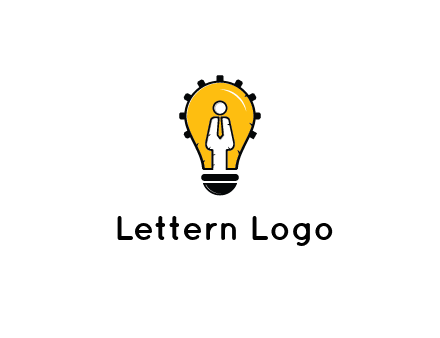 people icon in light bulb