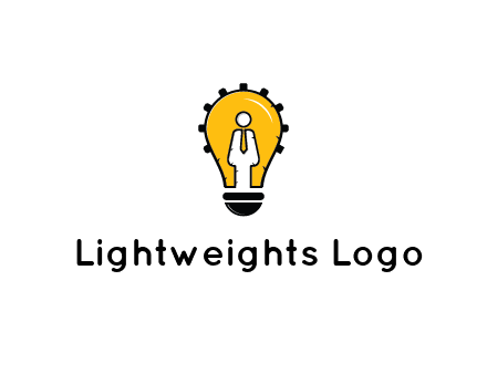 people icon in light bulb