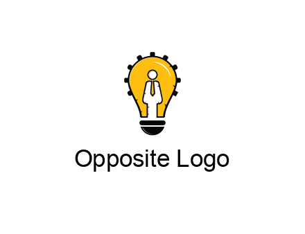 people icon in light bulb